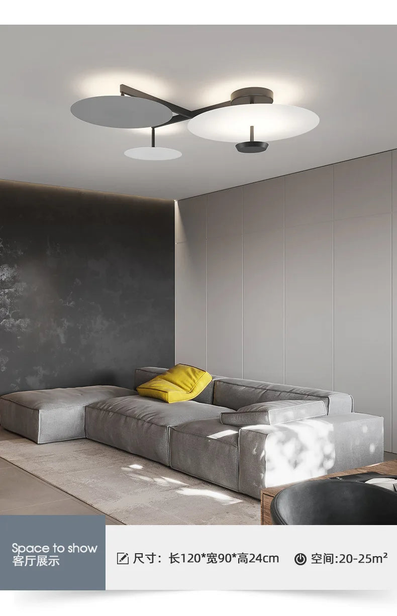 Nordic Designer LED Ceiling Lamps Gold Minimalist Living Room Bedroom Lighting Modern Kitchen Restaurant Decor Ceiling Pendant