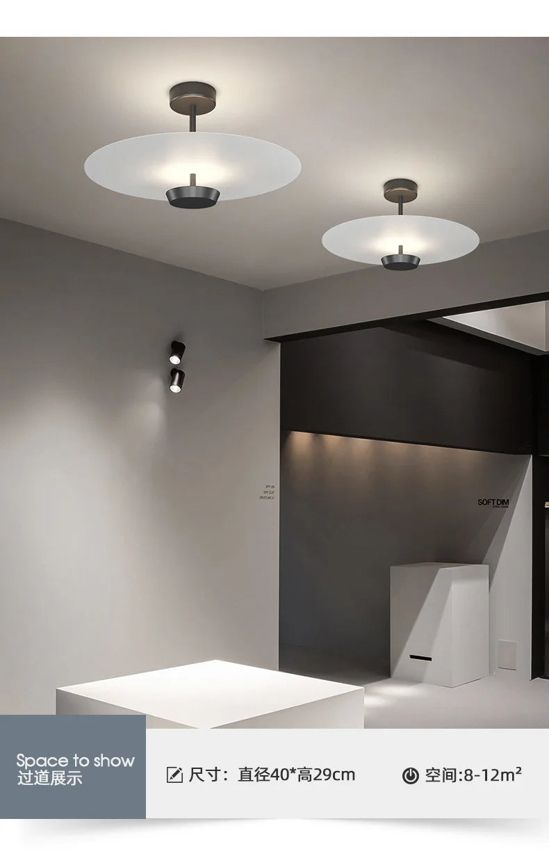 Nordic Designer LED Ceiling Lamps Gold Minimalist Living Room Bedroom Lighting Modern Kitchen Restaurant Decor Ceiling Pendant