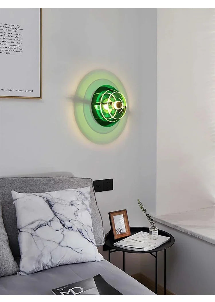 Multilayer Acrylic Bauhaus Wall Lamp Nordic Corridor Staircase Sconces Bedroom Living Room Bar Atmosphere LED Lighting Fixtures