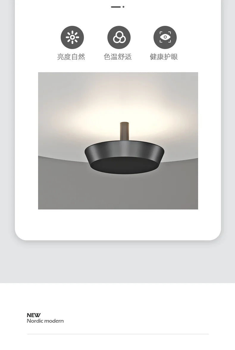 Nordic Designer LED Ceiling Lamps Gold Minimalist Living Room Bedroom Lighting Modern Kitchen Restaurant Decor Ceiling Pendant