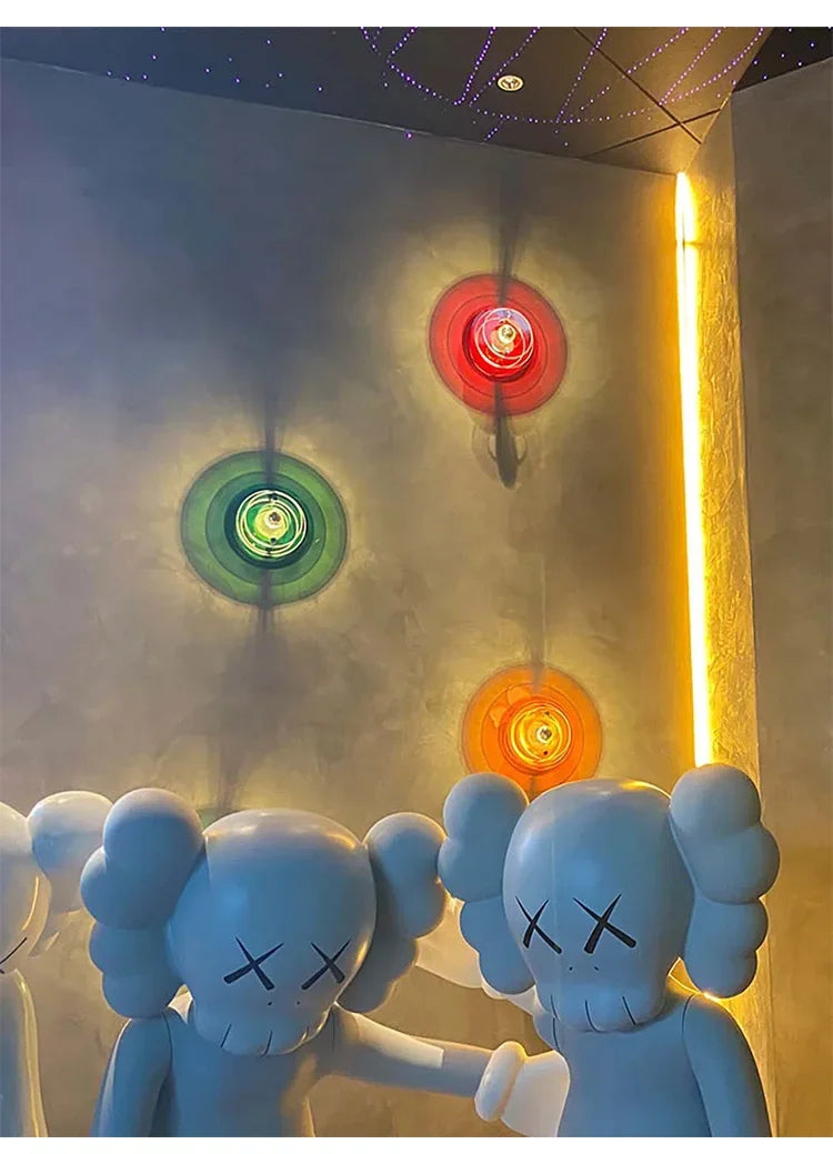 Multilayer Acrylic Bauhaus Wall Lamp Nordic Corridor Staircase Sconces Bedroom Living Room Bar Atmosphere LED Lighting Fixtures