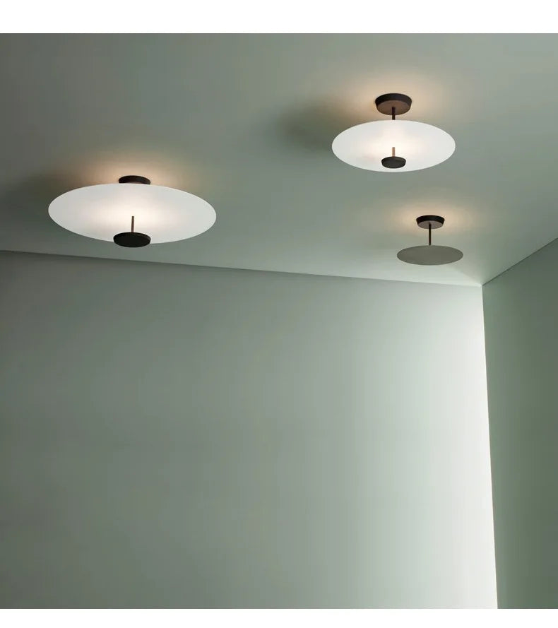 Nordic Designer LED Ceiling Lamps Gold Minimalist Living Room Bedroom Lighting Modern Kitchen Restaurant Decor Ceiling Pendant