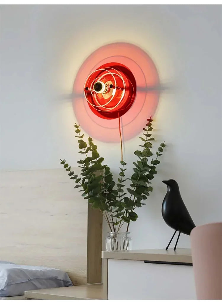 Multilayer Acrylic Bauhaus Wall Lamp Nordic Corridor Staircase Sconces Bedroom Living Room Bar Atmosphere LED Lighting Fixtures