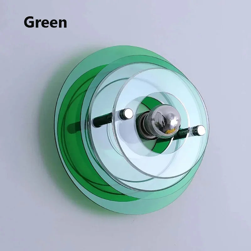 Multilayer Acrylic Bauhaus Wall Lamp Nordic Corridor Staircase Sconces Bedroom Living Room Bar Atmosphere LED Lighting Fixtures