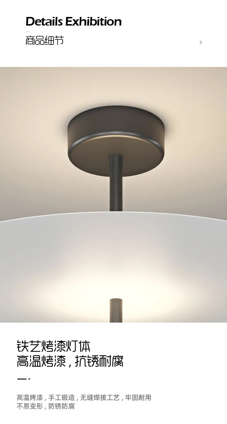 Nordic Designer LED Ceiling Lamps Gold Minimalist Living Room Bedroom Lighting Modern Kitchen Restaurant Decor Ceiling Pendant