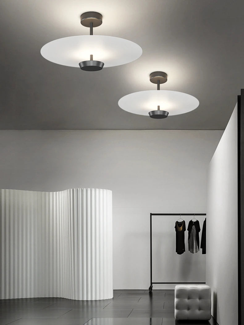 Nordic Designer LED Ceiling Lamps Gold Minimalist Living Room Bedroom Lighting Modern Kitchen Restaurant Decor Ceiling Pendant