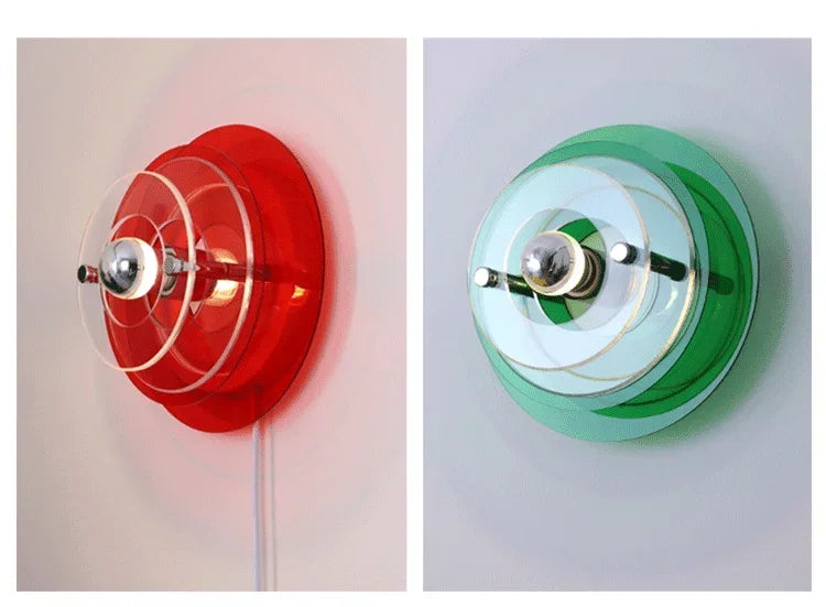 Multilayer Acrylic Bauhaus Wall Lamp Nordic Corridor Staircase Sconces Bedroom Living Room Bar Atmosphere LED Lighting Fixtures