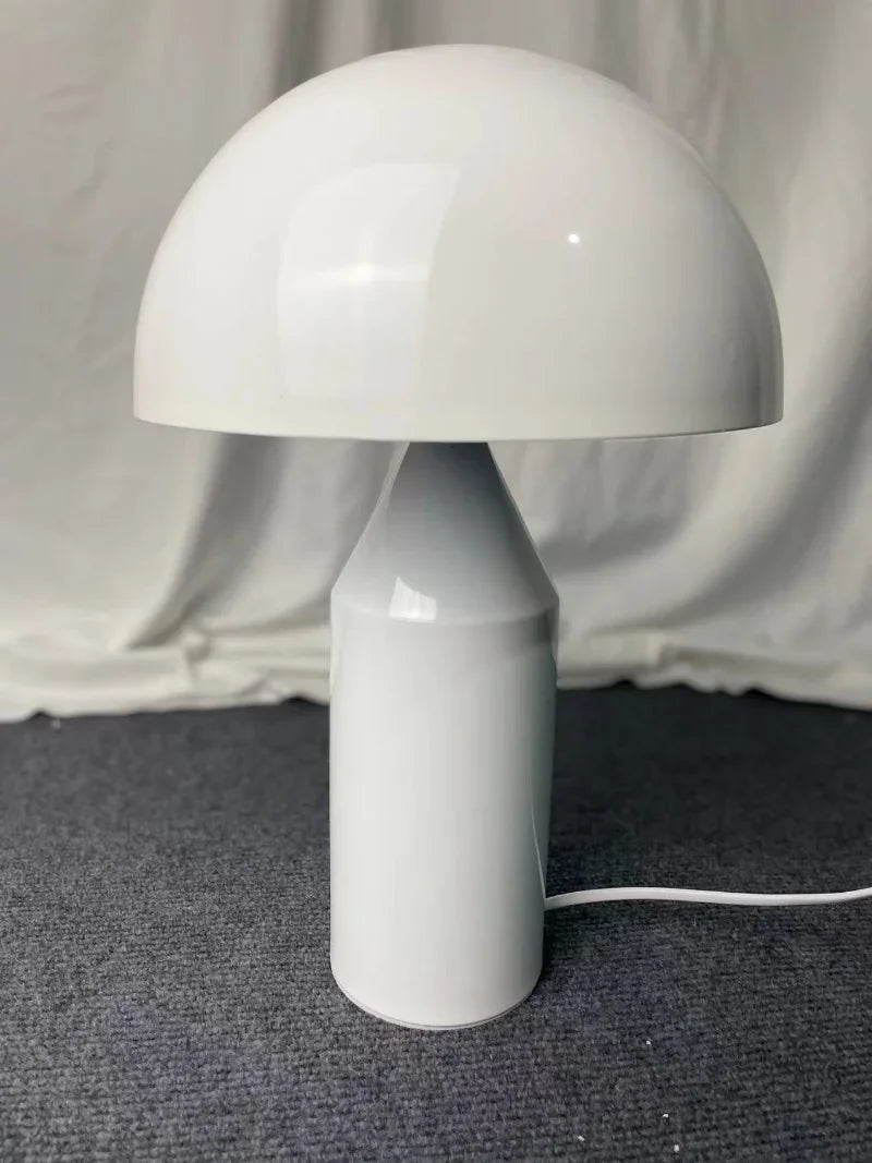 Italy Mushroom Table Lamp Gold/black/white Metal Desk Light Desk Living Dining Room Bedroom Bedside Decoration Standing Lamps G9