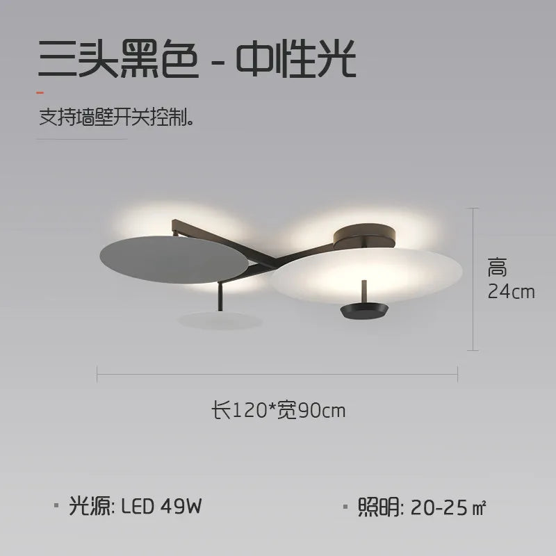 Nordic Designer LED Ceiling Lamps Gold Minimalist Living Room Bedroom Lighting Modern Kitchen Restaurant Decor Ceiling Pendant