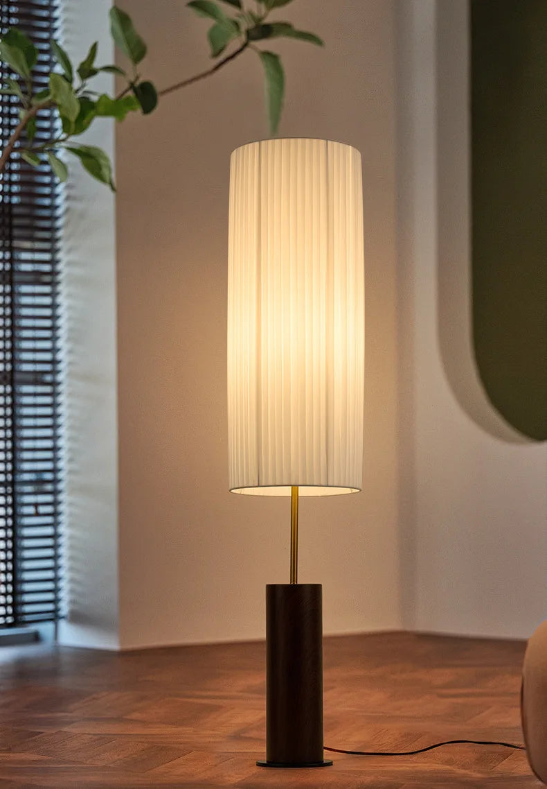 Wabi Sabi Zen Style Floor Lamp Bedroom Living Room Standard Light High End Feeling Homestay Decoration LED Upright Desk Lamps