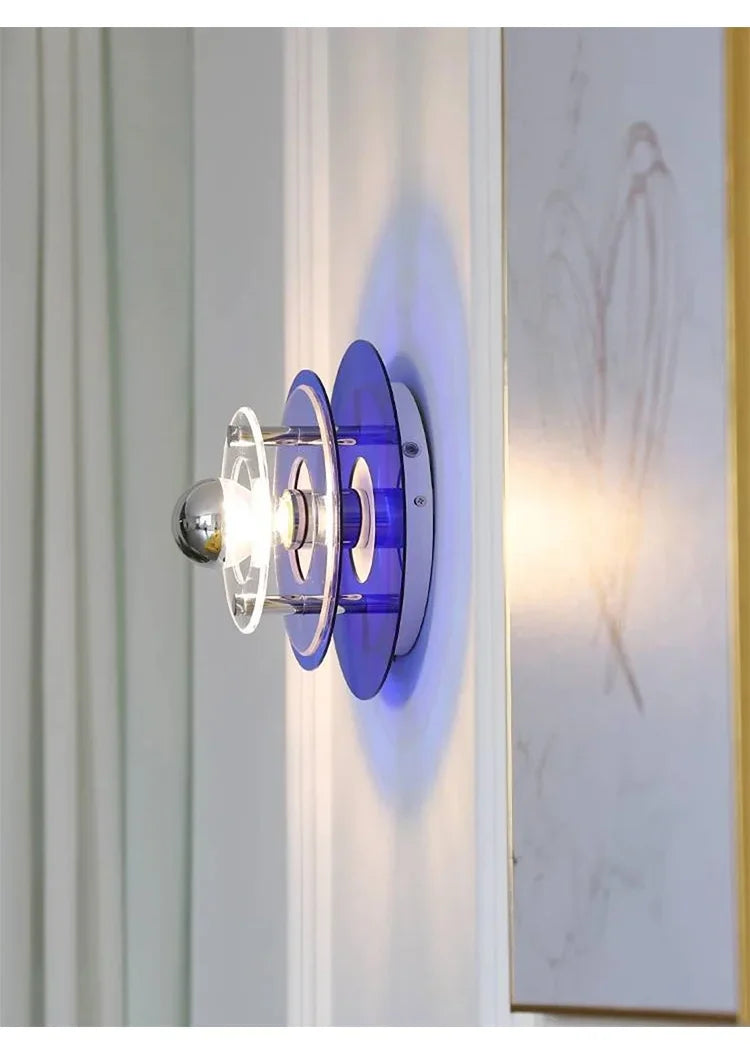 Multilayer Acrylic Bauhaus Wall Lamp Nordic Corridor Staircase Sconces Bedroom Living Room Bar Atmosphere LED Lighting Fixtures