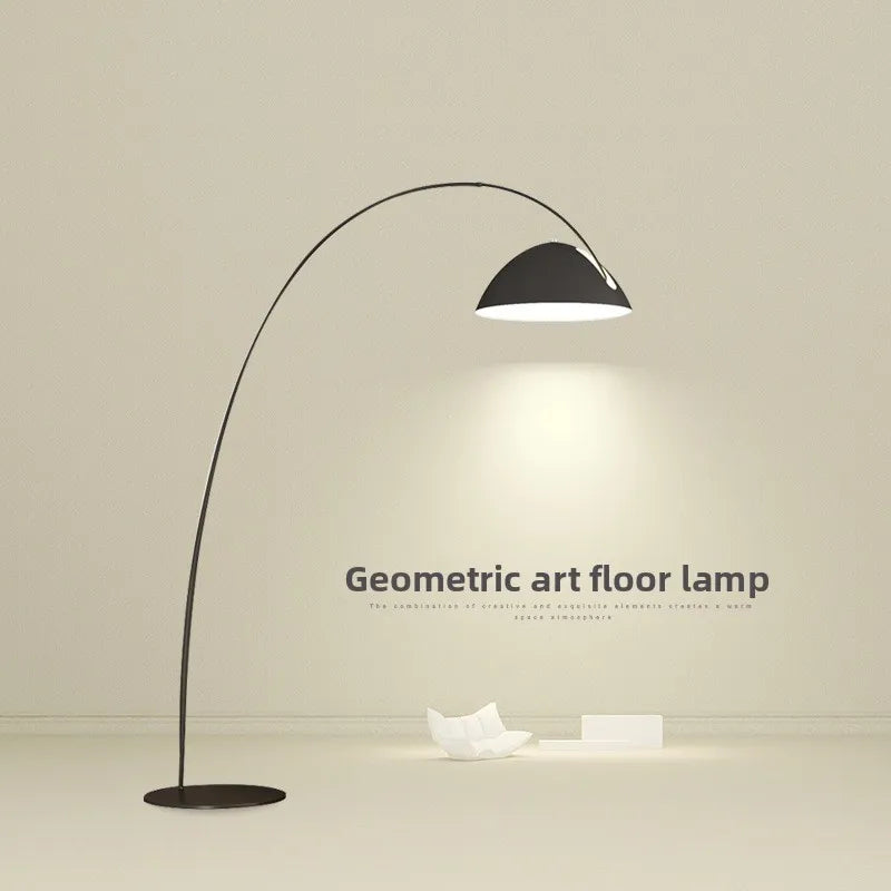 Italian Floor Lamp Modern Minimalist Designer Study Bedroom Parlour Sofa Atmosphere Nordic Creative High-end LED Fishing Light