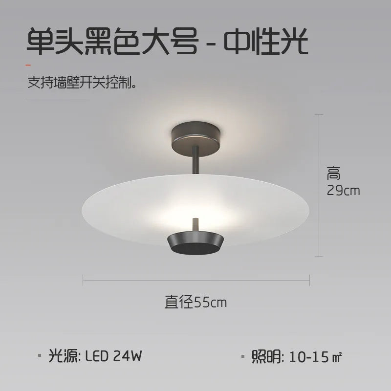 Nordic Designer LED Ceiling Lamps Gold Minimalist Living Room Bedroom Lighting Modern Kitchen Restaurant Decor Ceiling Pendant