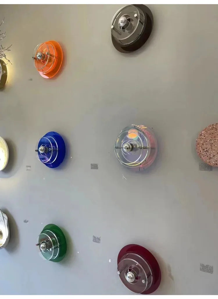 Multilayer Acrylic Bauhaus Wall Lamp Nordic Corridor Staircase Sconces Bedroom Living Room Bar Atmosphere LED Lighting Fixtures