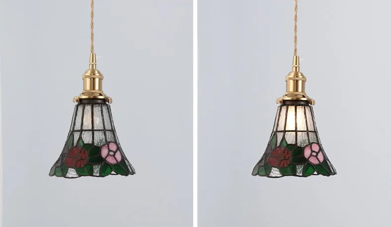 Nordic Retro Lattice Pendant Lights Japanese Home Decor Lighting Hanglamp Pendente Simple Bedroom Bedside Pendant Hanging Lamps