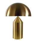 Italy Mushroom Table Lamp Gold/black/white Metal Desk Light Desk Living Dining Room Bedroom Bedside Decoration Standing Lamps G9