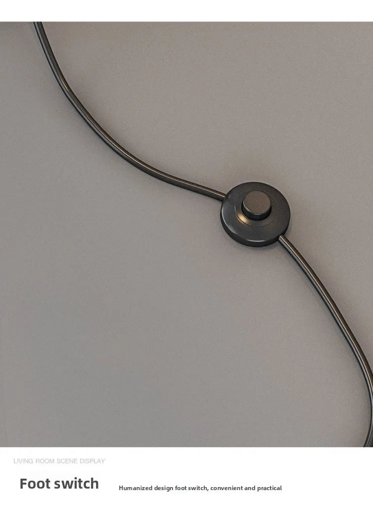 Italian Floor Lamp Modern Minimalist Designer Study Bedroom Parlour Sofa Atmosphere Nordic Creative High-end LED Fishing Light