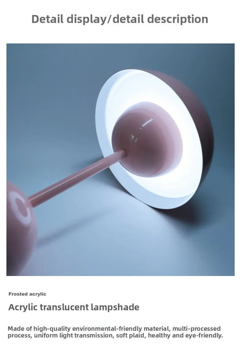 Danish Flower Bud Desk Lamp Nordic Modern Minimalist Bedroom Bedside Study Living Room Decoration LED Reading Table Light