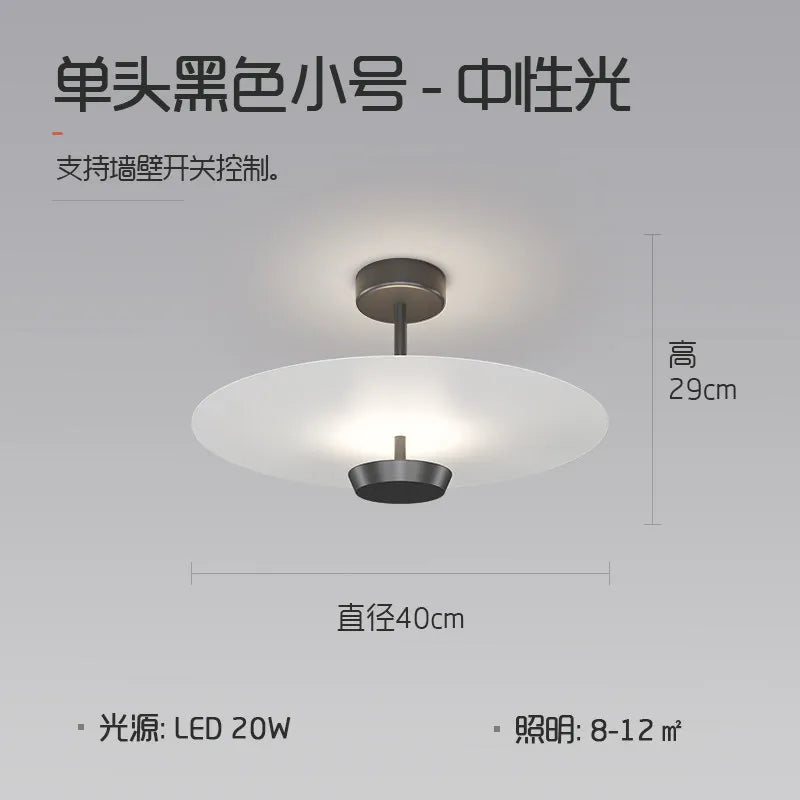 Nordic Designer LED Ceiling Lamps Gold Minimalist Living Room Bedroom Lighting Modern Kitchen Restaurant Decor Ceiling Pendant