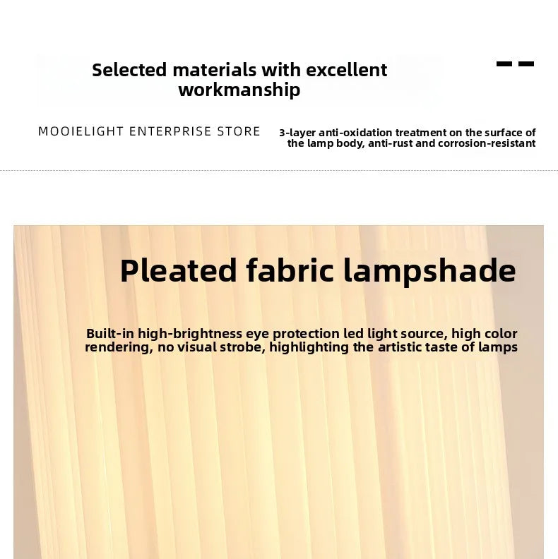 Wabi Sabi Zen Style Floor Lamp Bedroom Living Room Standard Light High End Feeling Homestay Decoration LED Upright Desk Lamps