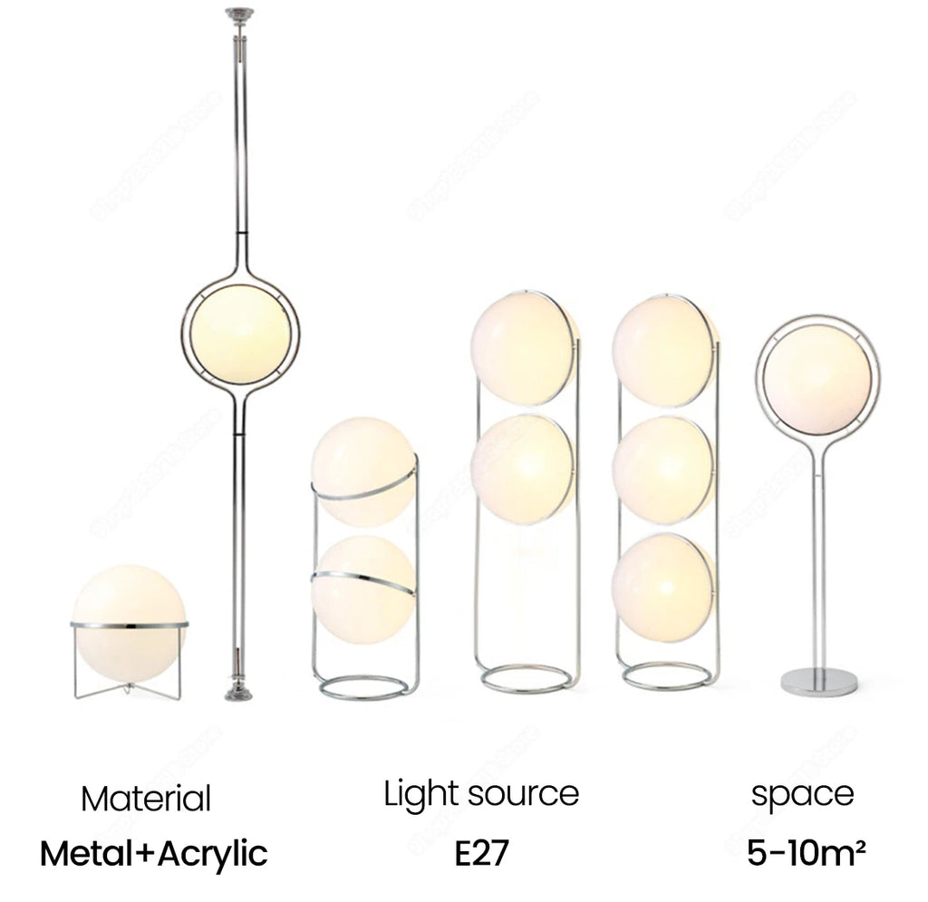 Nordic Designer Light Fixture Modern Simple Living Room Bedroom Decorative Lighting Stand Lamp Creative Bauhaus Eye Floor Lamps