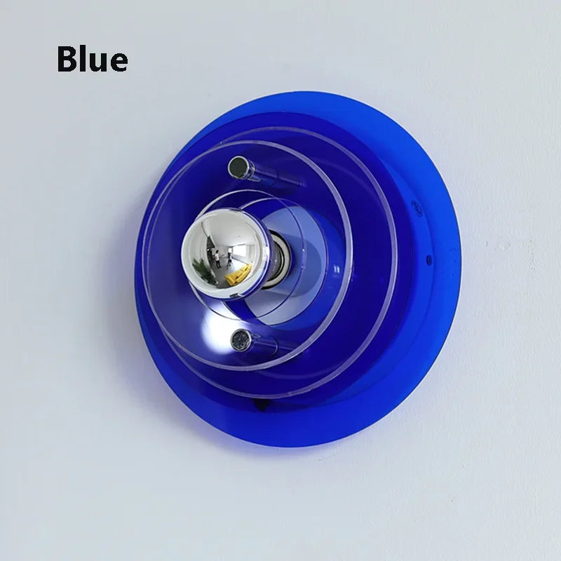 Multilayer Acrylic Bauhaus Wall Lamp Nordic Corridor Staircase Sconces Bedroom Living Room Bar Atmosphere LED Lighting Fixtures