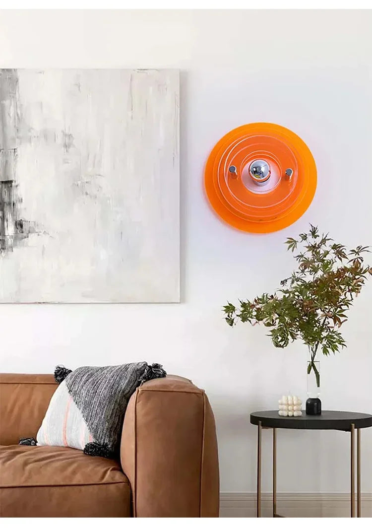 Multilayer Acrylic Bauhaus Wall Lamp Nordic Corridor Staircase Sconces Bedroom Living Room Bar Atmosphere LED Lighting Fixtures