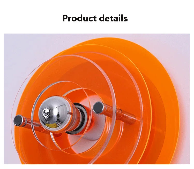 Multilayer Acrylic Bauhaus Wall Lamp Nordic Corridor Staircase Sconces Bedroom Living Room Bar Atmosphere LED Lighting Fixtures